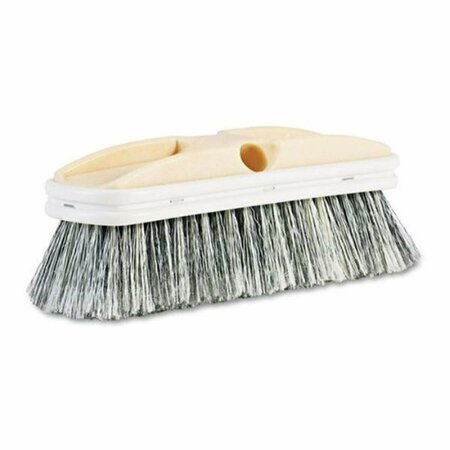 PINPOINT 10 in. Polystyrene Vehicle Brush with Vinyl Bumper, Gray PI3194263